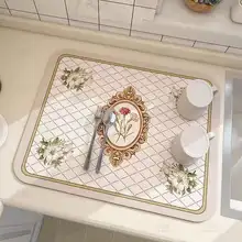 防水仕様のキッチン用デコボコデザインマット【滑り止め・吸水性・耐磨耗】