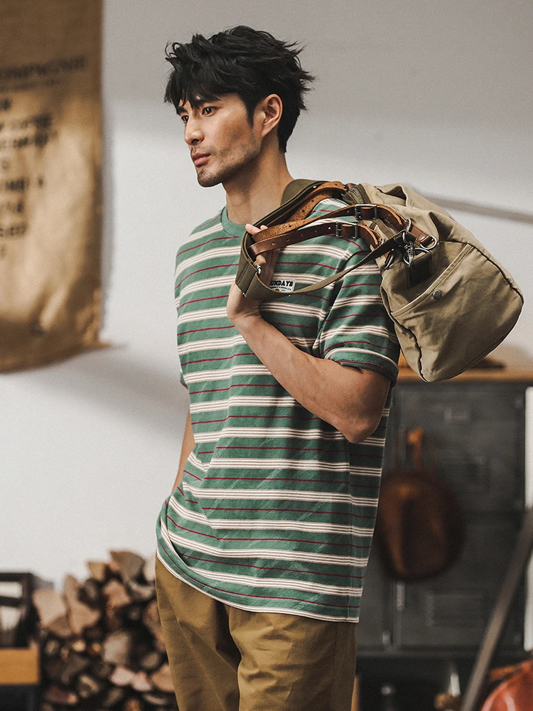 メンズ ストライプ柄 Tシャツ はどんな場面で着用するのか？