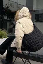 トートバッグ ショルダー 斜め掛け ユニセックス 大容量 ヴィンテージ クラウドバッグ おしゃれ ユニーク 「YUEN」
