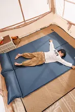 自動膨張式エアマット【アウトドア・テント・防湿・ピクニック用・二人用・携帯便利】