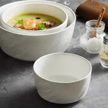 高級感ある陶器製個人用ご飯碗【日本風・スープ・麺用】