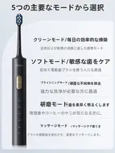 全自動音波電動歯ブラシ【防水・ソフトブラシヘッド・大人用】