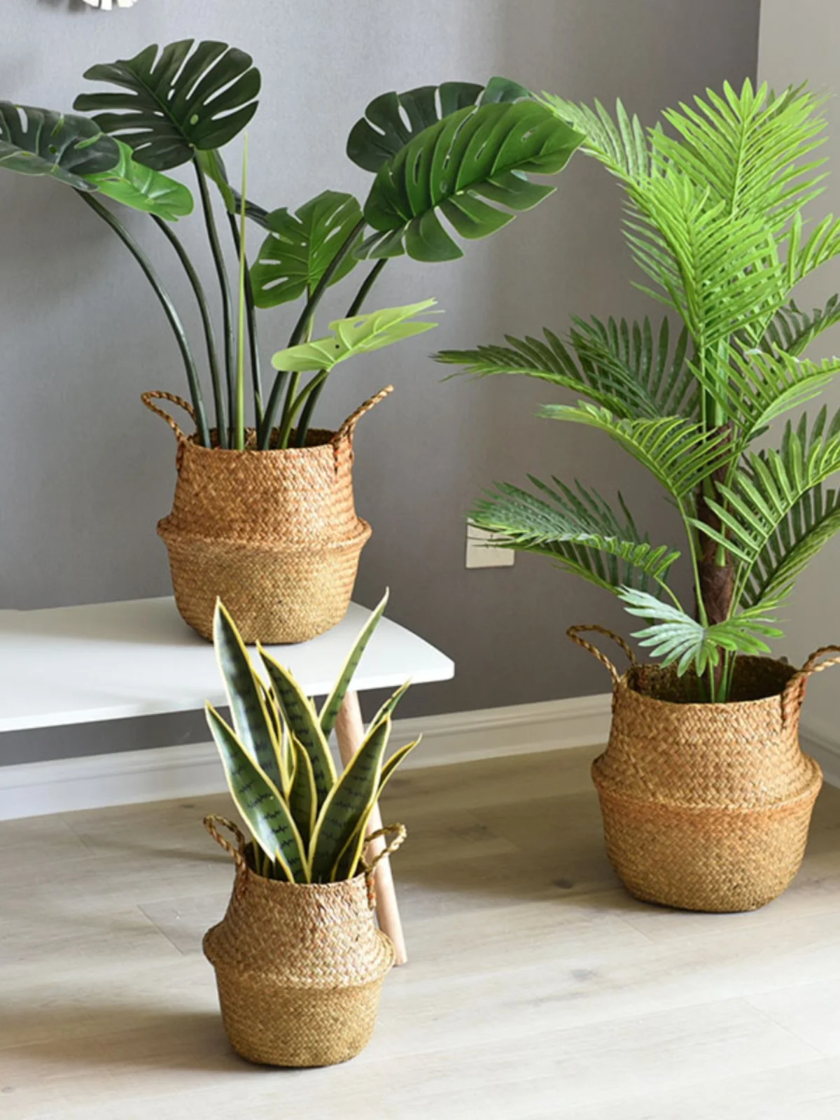 韓国インテリアを再現｜カフェ風部屋の作り方 - 植木鉢バケットのサイズ・色・編み方