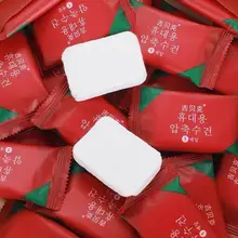 極上の柔らかさ！旅行用圧縮タオル【使い捨てコットン洗面器・ポータブル・大判】