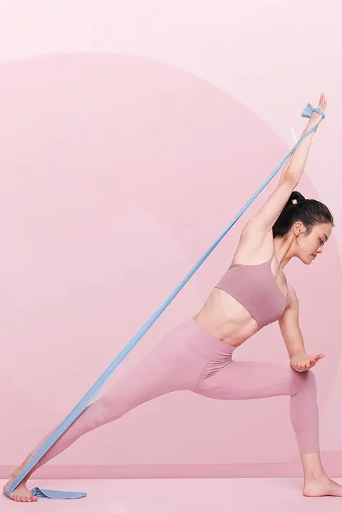 Keep エクササイズバンド 女性用 ヨガバンド 肩開き 背筋トレーニング用 抵抗バンド