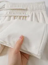 アプリコットカラーのストレートカットジョギングパンツ【極上の柔らかさ・ハイエラスティック・春夏用】（セットアップ対応）