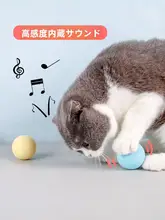 Jasキャットパワー 猫用おもちゃボール【鳥とカエルの鳴き声・猫の興味を引く遊び道具】
