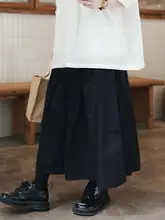 シンプルで可愛いブラックのフレアスカート【夏用・レトロ・女性用・フルレングス】
