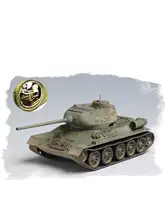 ソ連 T34/85中型戦車1944【平面溶接タワー・全内構造】