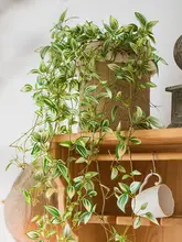 吊ラン グリーンプランツ フェイクプラント 垂れ下がる 装飾 オブジェ 花のアレンジメント セット 北欧風 新  鮮