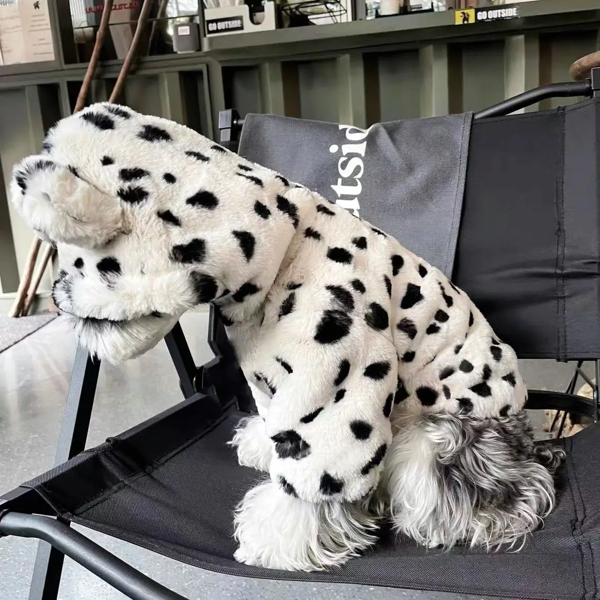 シュナウザー用秋冬保温セーター：小型犬向けフリース裏地の柔らかさと保暖性