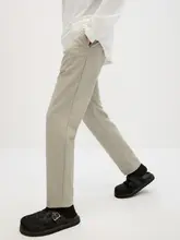 男性用 双色四面弹スリムフィットパンツ【カジュアル・通勤用・長パンツ】