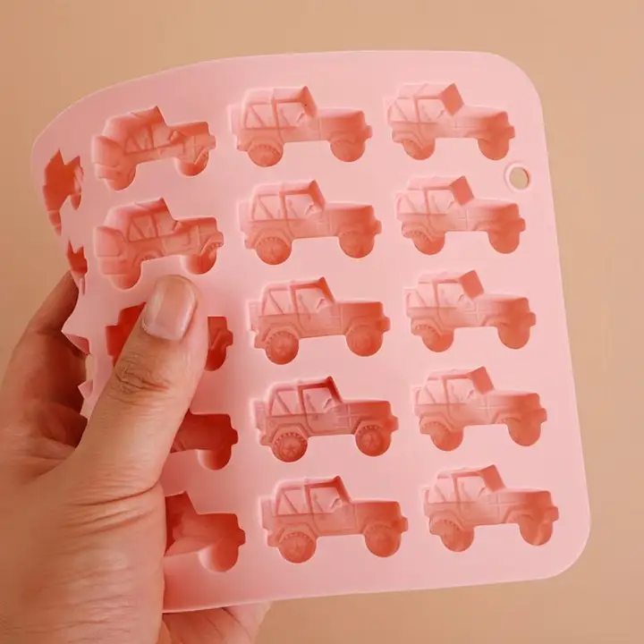 食品グレードのシリコン型【子供向けカートゥーン車・高耐熱・ノンスティック】
