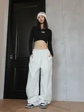 カラフルなヒップホップスタイルのバナナパンツ【春夏用・ジャズダンス・ストリートスポーツ】（セットアップ対応）