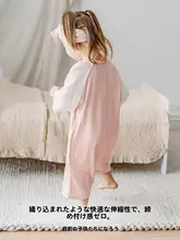 子供用夏用透かし編みワンピース【ウェア・薄手・ゆったりシルエット】（セットアップ対応）