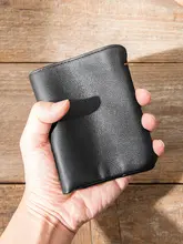 本革製 メンズショートウォレット【手作り・牛革・薄型デザイン】