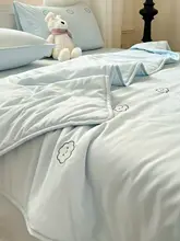 夏用涼感ベッドカバー【薄手・洗える・子供用・シングルサイズ】（セットアップ対応）