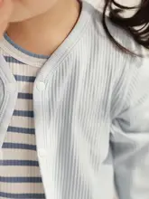コアラデザインの赤ちゃん用薄手アウター【春秋用・カーディガン・ストレッチ素材】