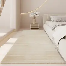 寝室用カーペット 使用シーン 部屋のアクセサリー 厚手のショートパイルタイプ 洗濯機対応