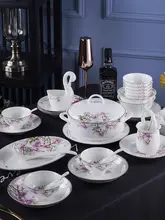 高級有田焼 ボーンチャイナ食器セット【中華スタイル・高脚米飯碗・スープボウル付き】