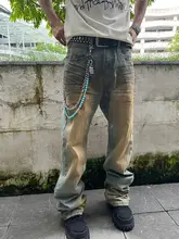 合成オプティマイザーターコイズスタイルのステンレススチールビーズパンツチェーン【手 作りアクセサリー】