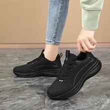 軽量ソフトソールの快適な女性用ワーキングシューズ【黒・防水・春用・通勤向け】