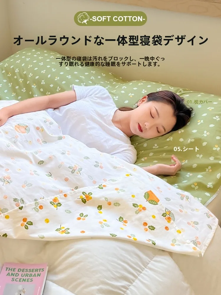 全棉防汚寝袋二人用：旅行・出張シーンでの快適な睡眠を実現