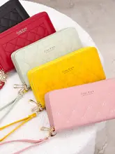 レディース ロング ダブルジッパー 財布 大容量