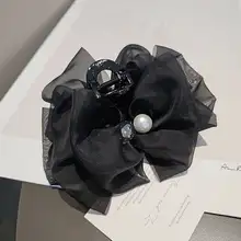 優しい色合いのバタフライリボンヘアクリップ【軽やかでボリューム感・後ろ髪用・韓国風】