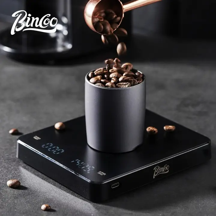 Bincoo コーヒースケール【スマート家庭用・充電式・タイマー付き・電子計量】