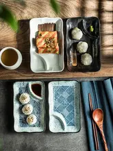 日本風 長方形餃子皿【シンプルデザイン・寿司やデザートにも対応・家庭用】