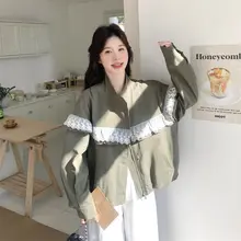 軍緑レースボレロジャケット【春秋用・ショート・小柄対応】