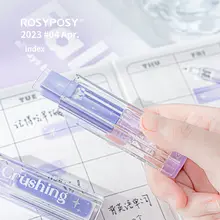 リップグロス型カラフルインデックス付箋【便利なメモ・マーク用】
