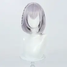バーチャルアイドル用コスプレウィッグ【白銀ノエル・常服スタイル】（セットアップ対応）