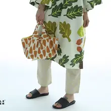 カラフルなハンドル付きお弁当袋【純綿・日常使い・多色展開】（セットアップ対応）