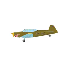 飛行機の組み立て模型【牛魔王デザイン・教練機・限定版】