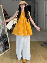 白色レース切替の透かしパンツ【夏用・ハイウエスト・体型カバー・フィット】