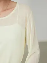 HeyDress リネンニット UVカットトップス【夏用・フレンチスタイル・ウエストデザイン】