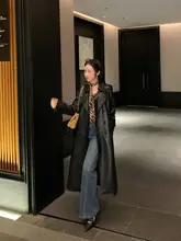 レディース春用ハイウエストワイドレッグデ ニムパンツ【極上の柔らかさ・小柄向け・フレアデザイン】（セットアップ対応）