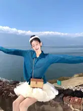親子コーデ用ミニスカート【フレンチスタイル・網目デザイン・フレア・バレエ風】