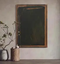 手描き油絵のテクスチャー 和の美しさ リビングルーム用装飾画【現代的でシンプルなデザイン】