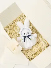 ふわふわのうさぎぬいぐるみキーチェーン【誕生日プレゼント・女性向け】