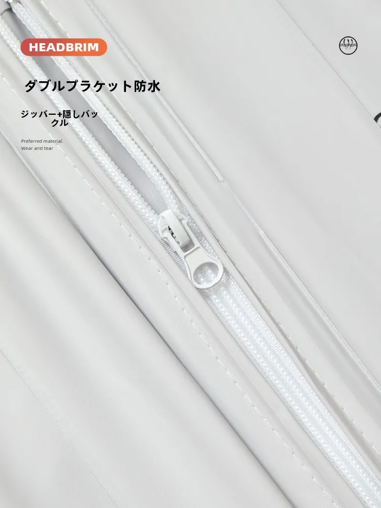 レインウェア上下セット：防水・ライド用・男女兼用の通勤対応分体式雨具
