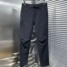 春季用 メンズ カラーブロックカジュアルパンツ【高品質・スタイリッシュ・ストレートシルエット】（セットアップ対応）