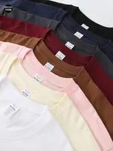 快適な着心地の極上の柔らかさのコットン半袖Tシャツ【ユニセックス・ルーズフィット・無地】