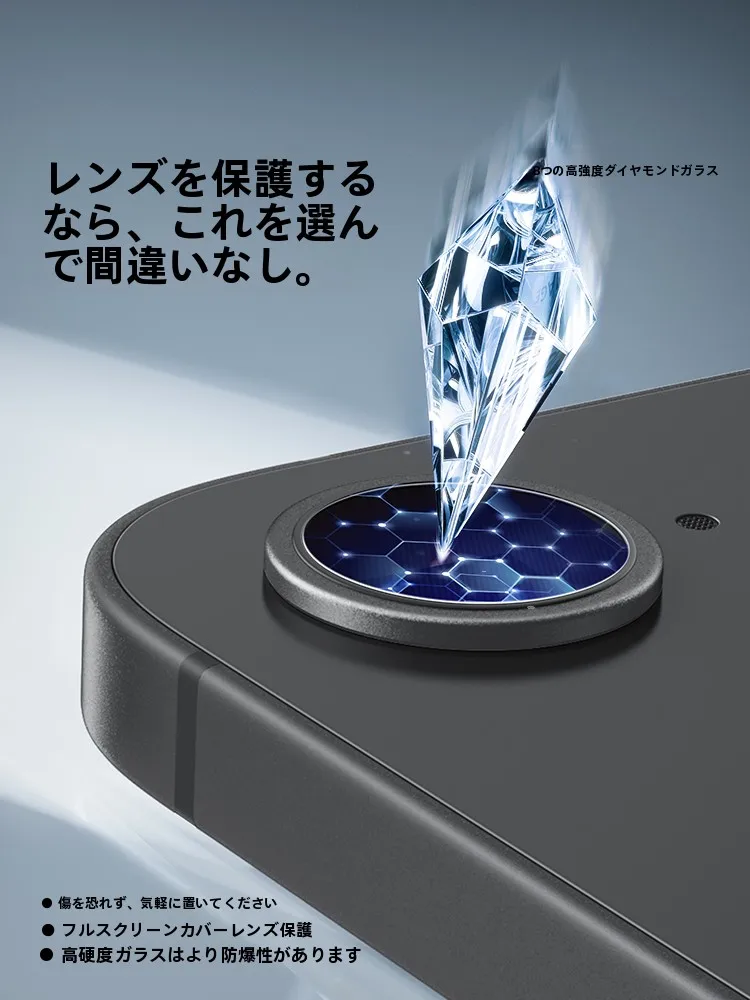 SmartDevil iPhone16e用カメラレンズ保護フィルム：高透明・衝撃吸収で後面レンズを守る