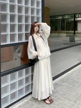 Best U 清涼感のあるウエストゴム 半身スカート【ハイウエスト・無地・夏用】