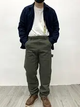メンズ コットンキャンバス作業パンツ【厚手・耐磨耗・アウトドア・フィット】