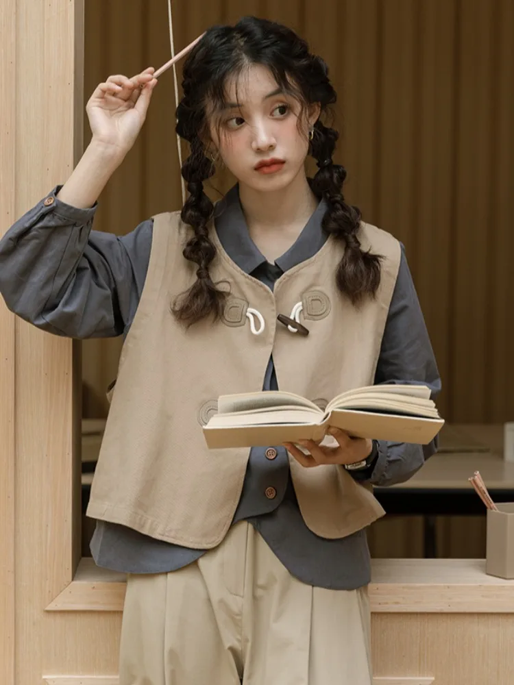 レディースリネン風ノースリーブトップス：archive服とengineered garments中古の融合スタイル