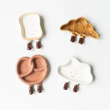インス風和式パン用陶器ディップ皿【ソース皿・トマトケチャップ用・わさび用】